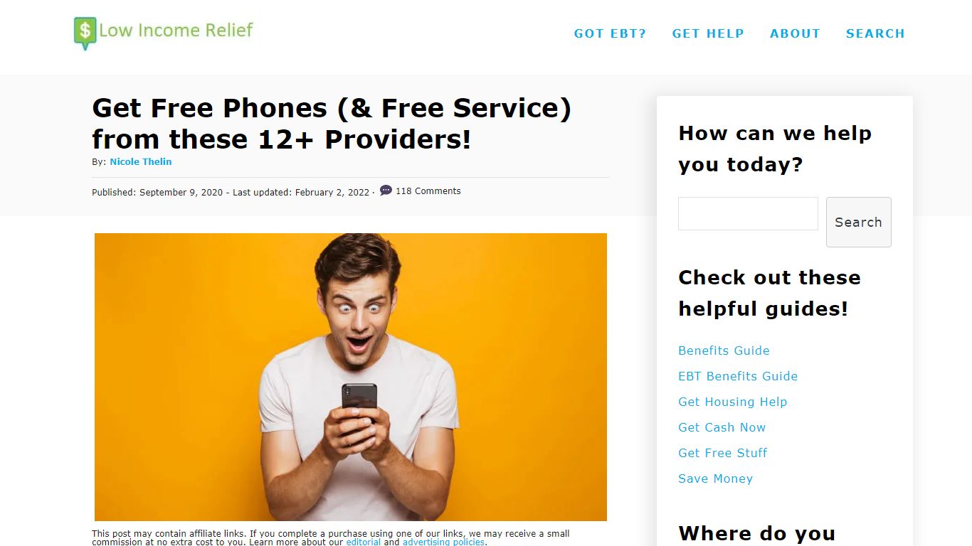 Get Free Phones (& Free Service) from these 12+ Providers!